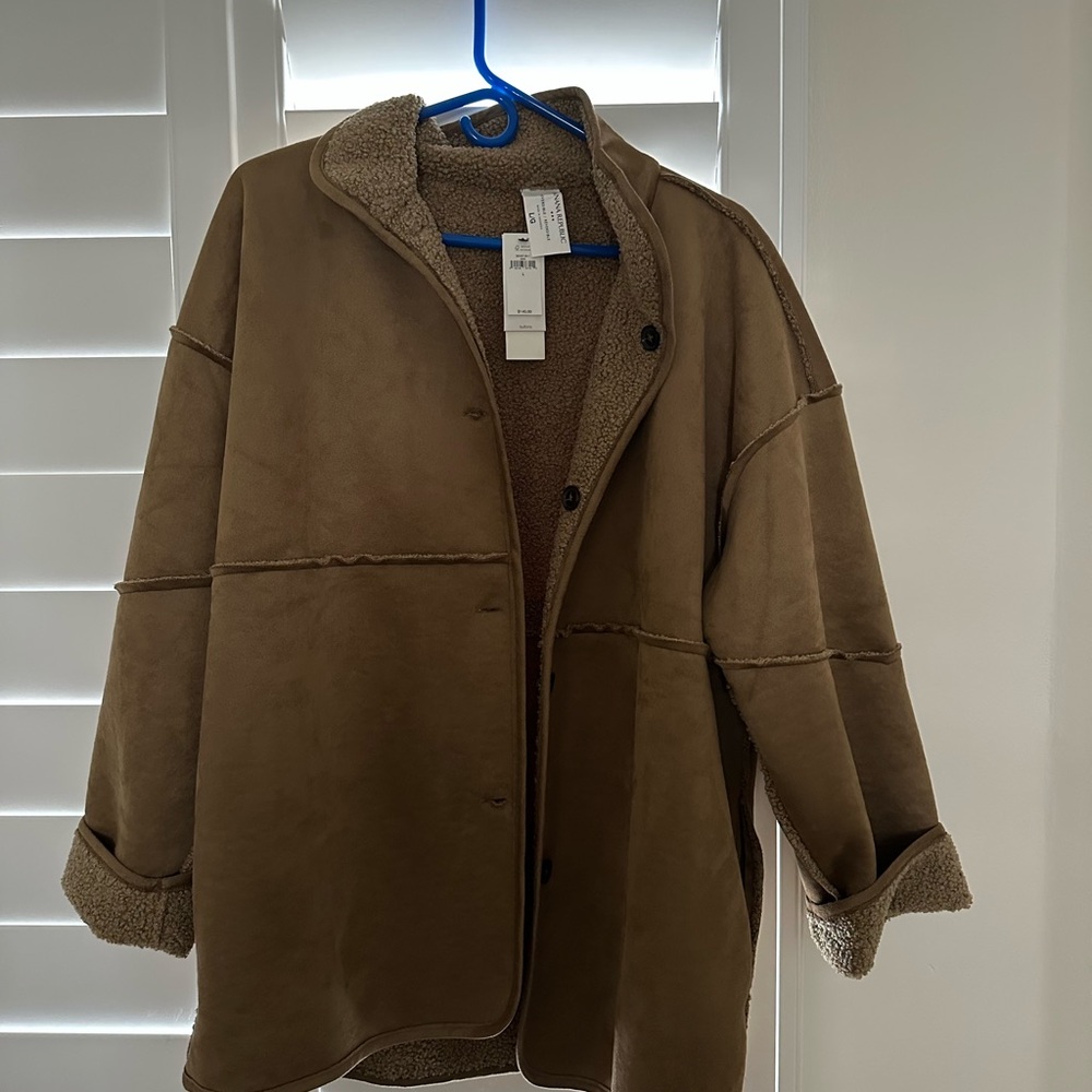 Banana Republic Brown Teddy Jacket